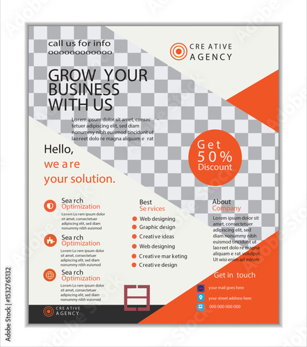  Modern Corporate Business Flyer Template – Professional, Clean, and Fully Editable Design.