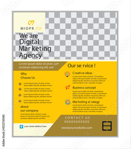  Modern Corporate Business Flyer Template – Professional, Clean, and Fully Editable Design.