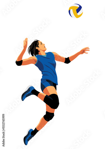 女子バレーボール選手