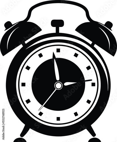 A collection of stylized clock icons and designs, featuring various modern and abstract representations of timepieces with clean lines and diverse color schemes