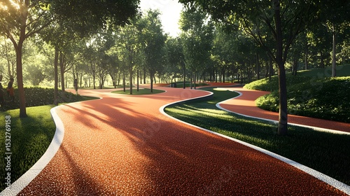 Futuristic Eco-Friendly Rubber Crumb Tartar Coating Design for Vibrant Sports and Children's Grounds