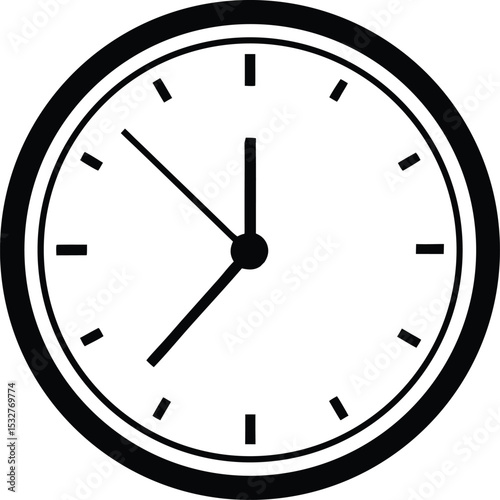A collection of stylized clock icons and designs, featuring various modern and abstract representations of timepieces with clean lines and diverse color schemes