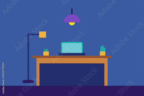 Contemporary living room interior design with a flat screen television, comfortable sofa, and wooden furniture, perfect for a modern home office setup