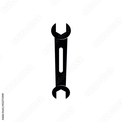 Black key vector icon, element for mechanic template