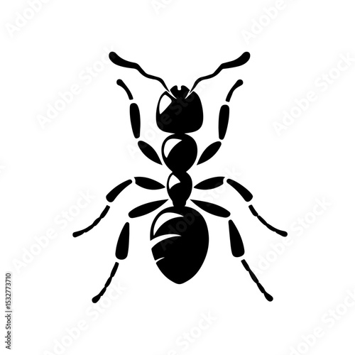 Ant silhouette , Ant vector