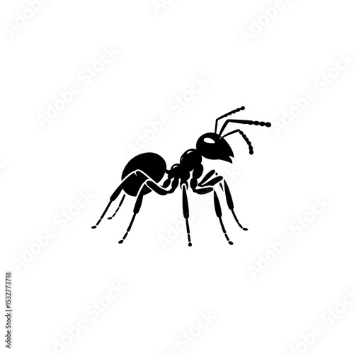 Ant silhouette , Ant vector