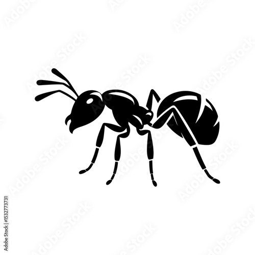 Ant silhouette , Ant vector