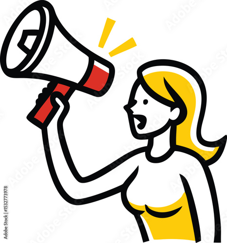 3d woman announced a news