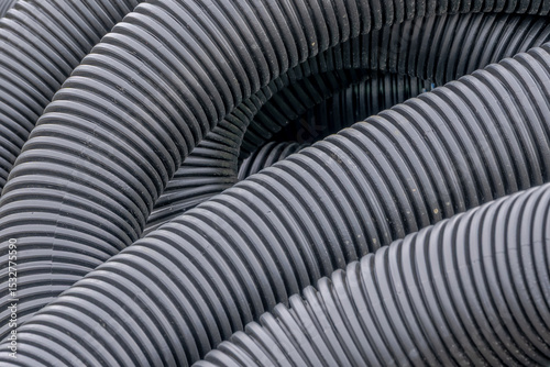 Wallpaper Mural Corrugated HDPE plastic drainage, stormwater pipe.
 Torontodigital.ca