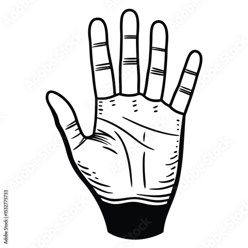 line hands gestures like and dislike hand gesture
