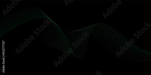 Dark blue navy abstract background. Futuristic technology lines background with line stripe wavy light effect