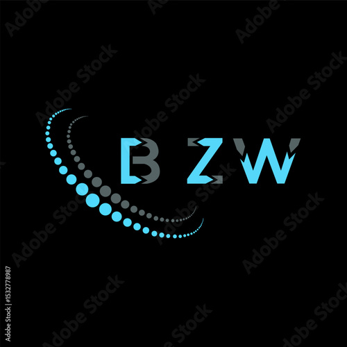 BZW letter logo abstract design. BZW unique design. BZW.