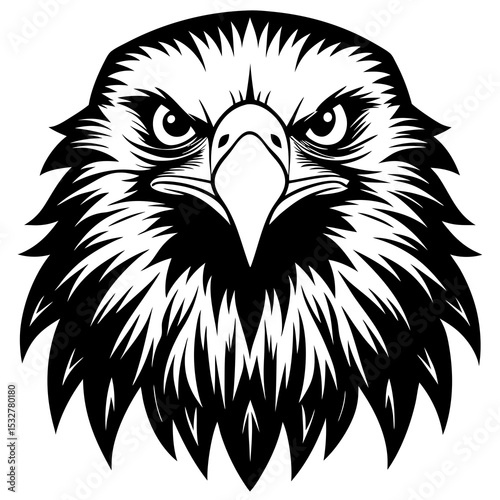 eagle head vector