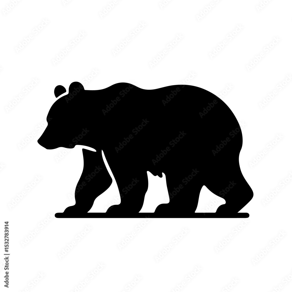 Fototapeta premium bear silhouette