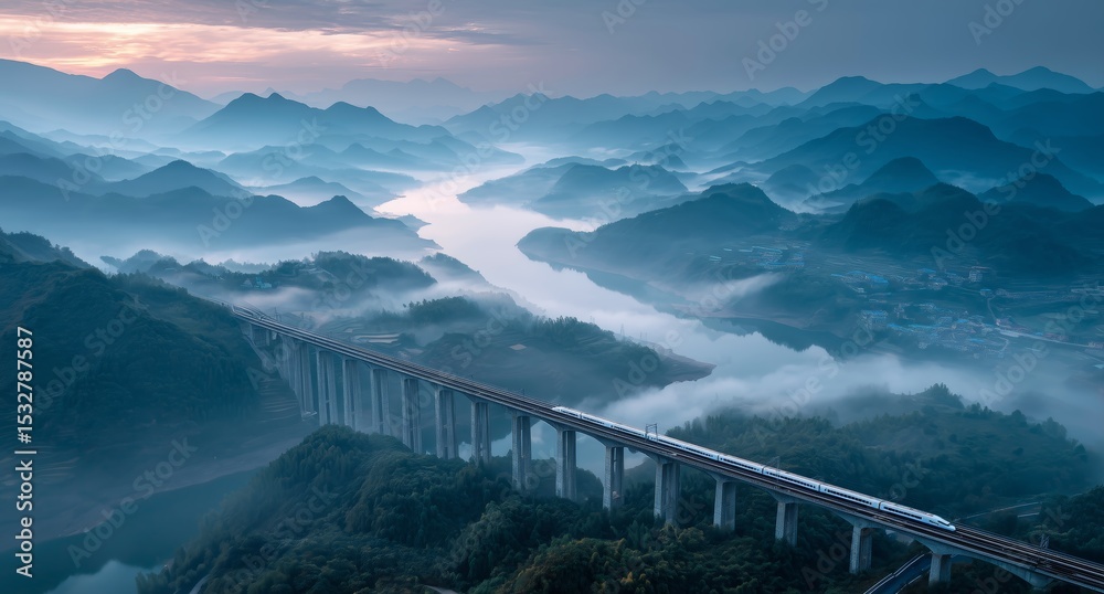 Obraz premium High-speed train