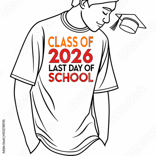  In My 2026 Senior Era T-shirt, Senior Class T-shirt, Graduate Shirt, Graduate Saying, High School Shirt, University T-shirt, Class of 2026, Last Day Of School, Cut File For Cricut And Silhouette, 