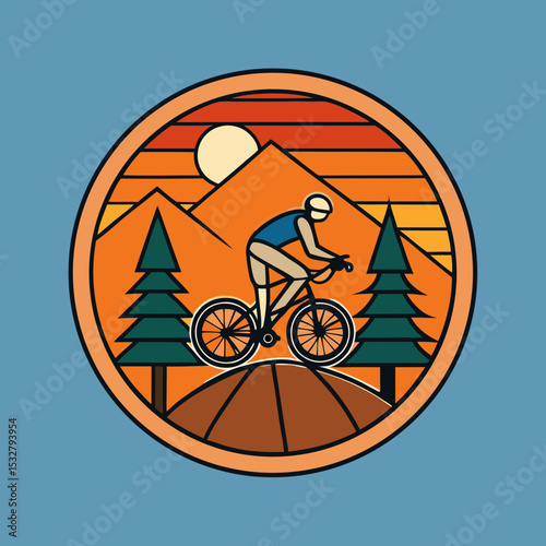 vector illustration of a bicycle