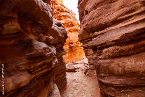 Canyon Gai Avud near Eilat, Tourism and travel in Israel photo