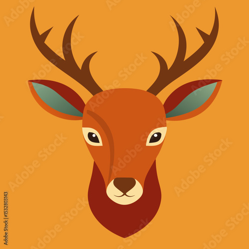 deer head vector