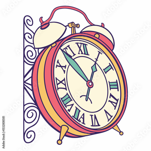 vector alarm clock