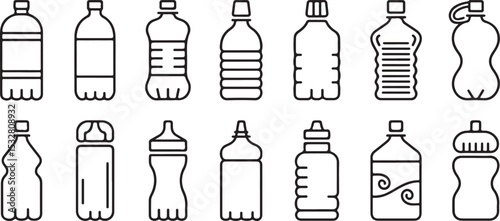 set of bottles