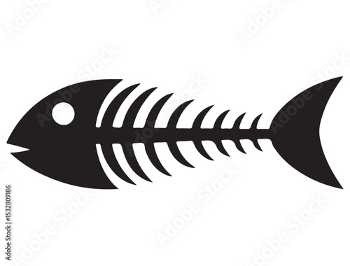 FISH SKELTON SILHOUETTE