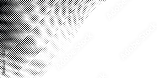 Light gradient halftone dots grunge wide background shape dots modern art