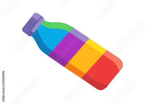 vector illustration of a bottle