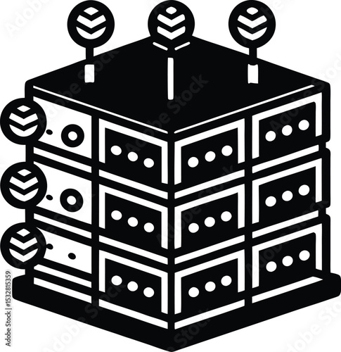 chest of drawers vector