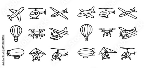 Air Transport Icons