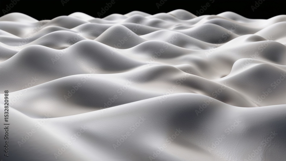 Obraz premium Abstract smooth white waves background