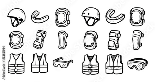 Safety Gear Icons