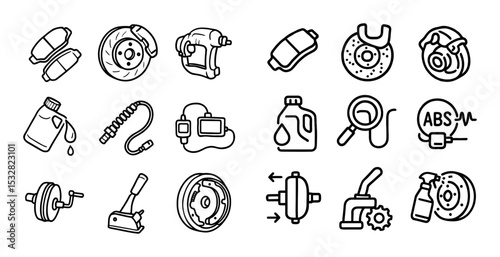 Brake Service Icons