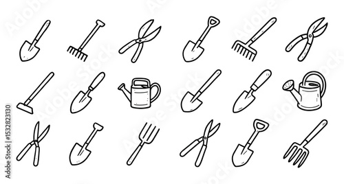 Gardening Tools Icons