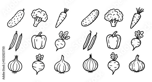 Hand-drawn Pickle Icons