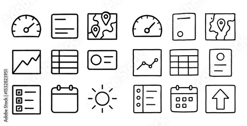 Minimalist Dashboard Icons