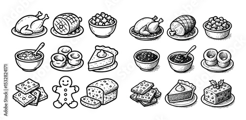 Holiday Feast Icons