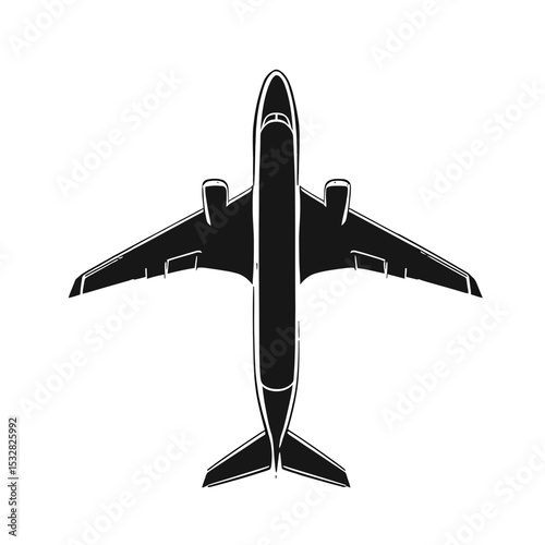 vector illustration of an airplane