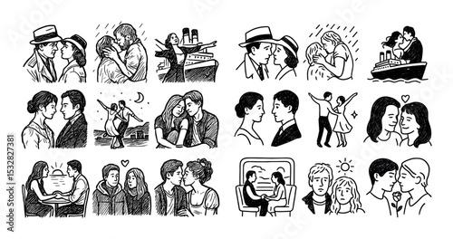 Romantic Movie Icons