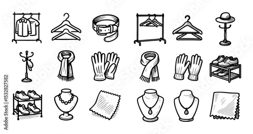 Wardrobe Accessories Icons