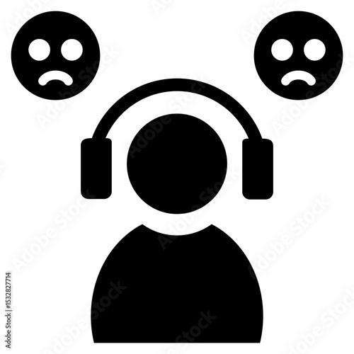 Complaint Resolution Glyph Icon