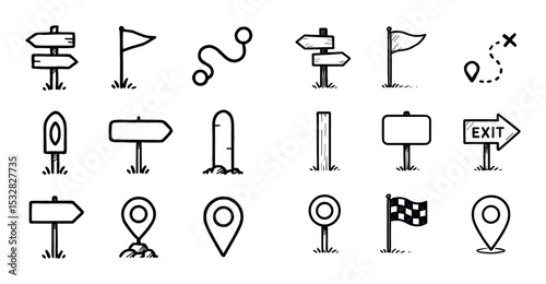 Sketch Map Icons