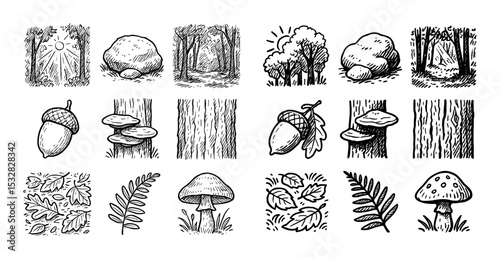 Forest Icon Grid