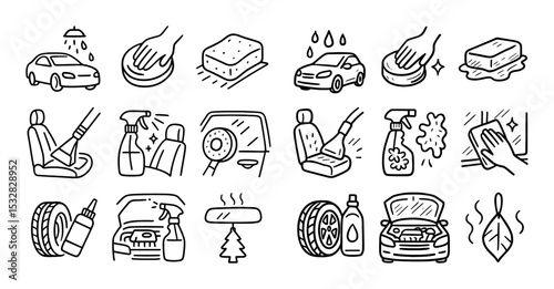 Car Detailing Icons