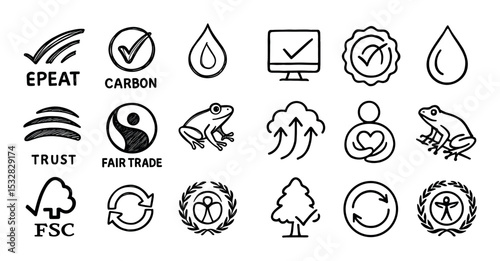 Environmental Icons Grid