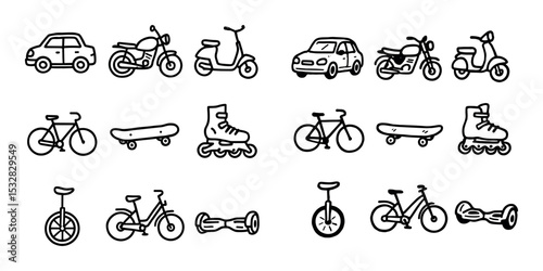 Personal Vehicle Icons