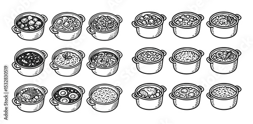 One-Pot Meal Icons