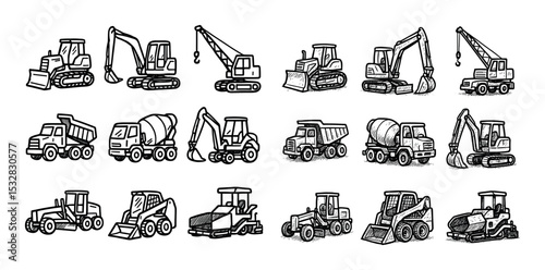 Construction Vehicle Icons