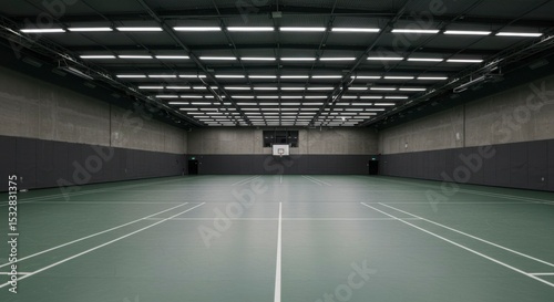 Spacious indoor sports hall