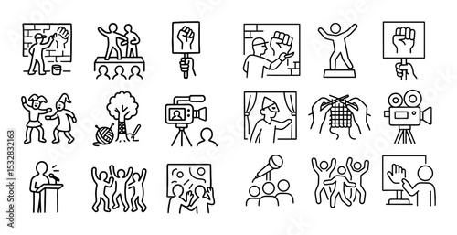 Activism Art Icons